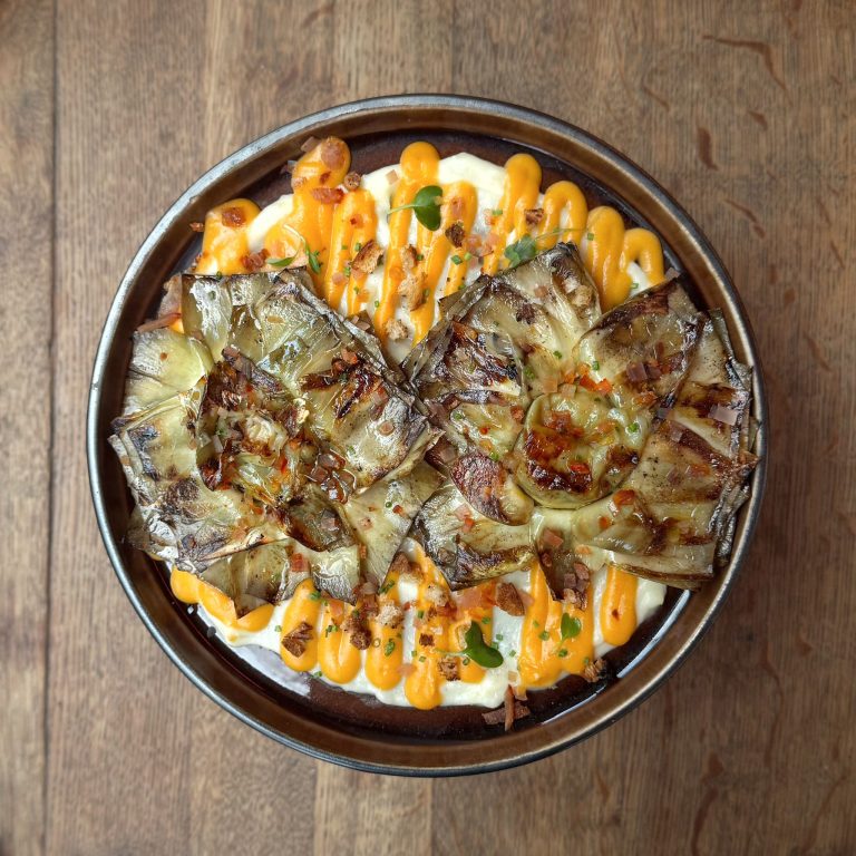 alcachofas-asadas-Garage-Bar-vino-natural